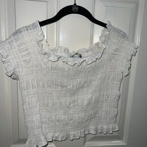 Bindu Zoe Top White Size Small